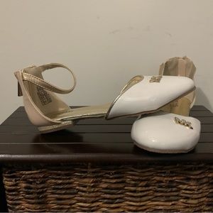 Girl’s Michael Kors Kitten Kaisa Dress Shoes Size 1 NWOB